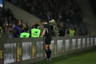 O VAR, um dos protagonistas do FC Porto-Boavista