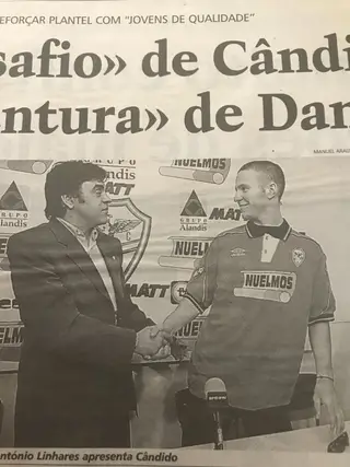 Cândido Costa foi apresentado por António Linhares, no Salgueiros