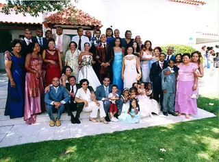 Edgar no dia do seu casamento