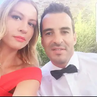 Marco com a sua companheira Athina que conheceu na Grécia