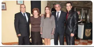 Marco Ferreira, à direita, com os irmãos pais, numa foto de família recente