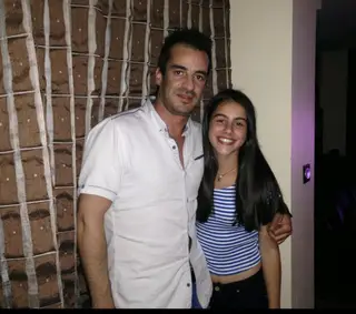 Marco Ferreira com a filha Mariana
