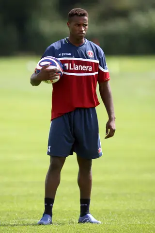 Semedo durante um treino do Charlton, em 2007