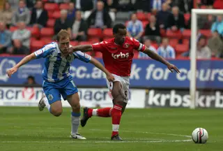 Semedo em ação pelo Charlton