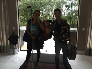 Bruno Pereirinha e a esposa fizeram uma viagem de mochila às costas pelo Perú