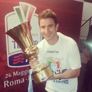 Bruno conquistou uma taça de Itália pela Lazio