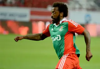 Maneul Fernandes já com as cores do Lokomotiv de Moscovo, em 2014