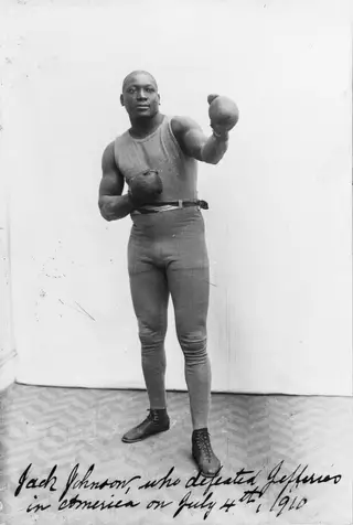 Jack Johnson nasceu em Galveston, em 1878, e tornou-se numa das primeiras super-estrelas do desporto mundial