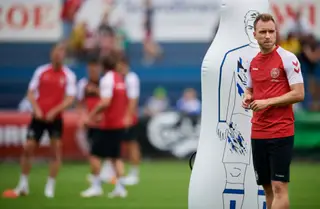 Christian Eriksen tem 21 golos marcados em 77 internacionalizações pela Dinamarca