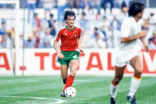 António Sousa com as cores da seleção nacional