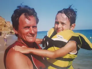 Sousa com o neto Afonso