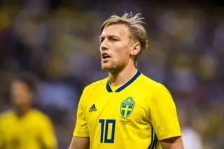 Emil Forsberg, médio sueco do RB Leipizg