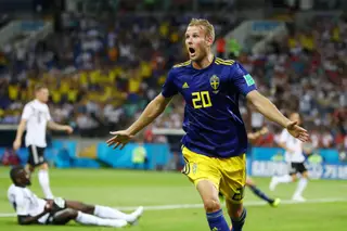 Ola Toivonen fez o golo que por momentos tirou a Alemanha do Mundial