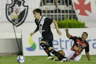 Fagner na primeira passagem pelo Vasco da Gama, em 2010
