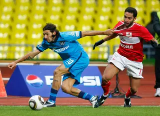 Danny em ação pelo Zenit, para onde foi jogar em 2008