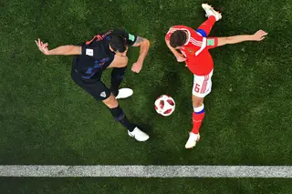 Croácia-Rússia: uma espécie de bailado