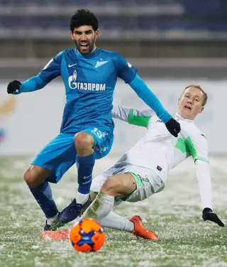 Luís Neto teve de adaptar-se a jogar com neve, na Rússia
