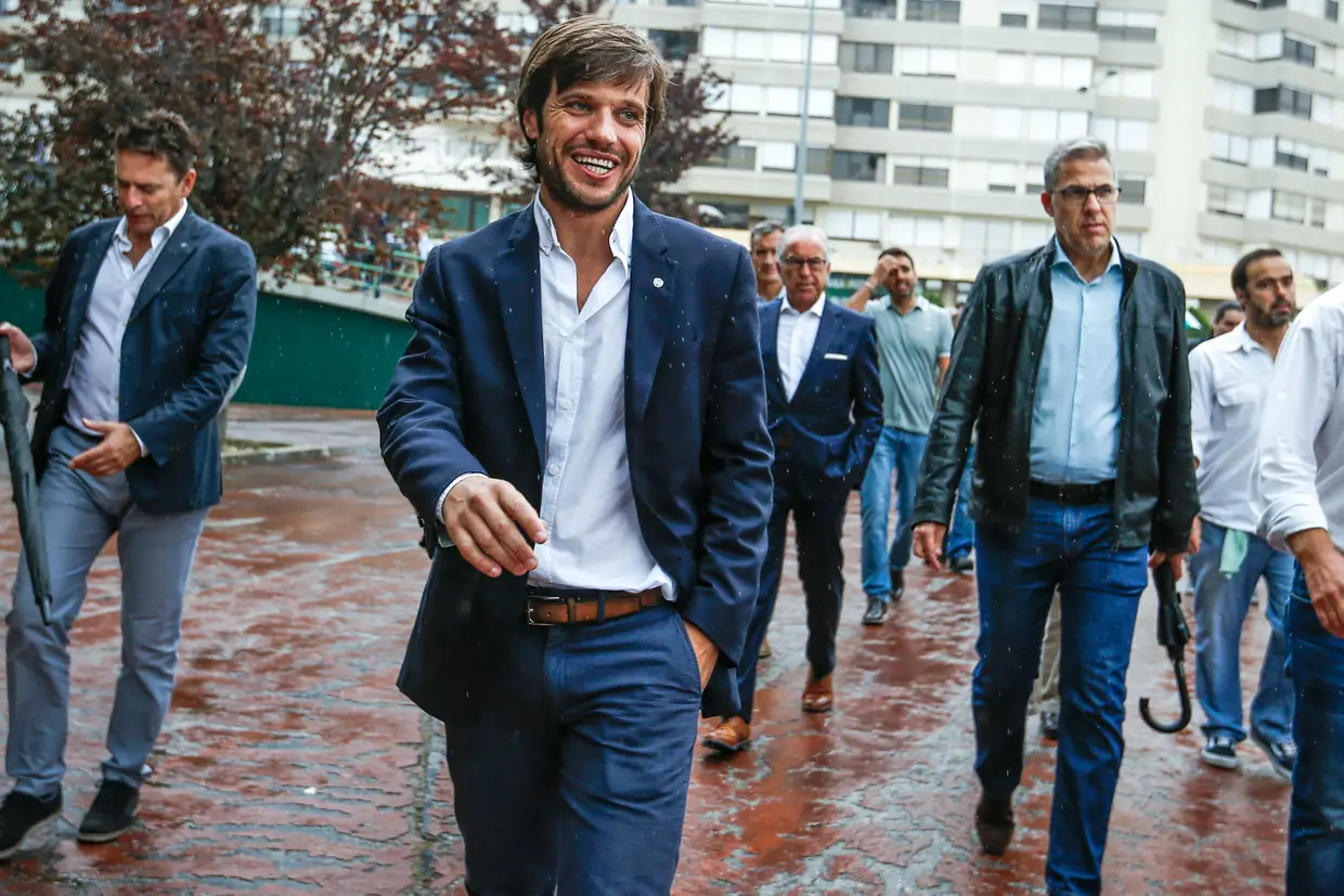 João Benedito foi o primeiro a votar em Alvalade. Seguiu para o Algarve, onde vai assistir à final da supertaça de futsal