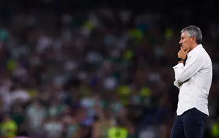 Quique Setién, treinador do Bétis