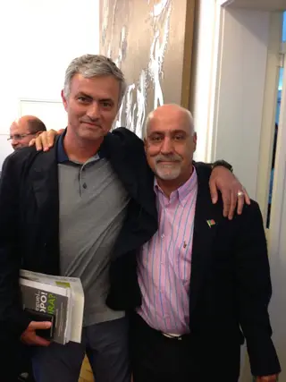 José Mourinho e Nelo Vingada
