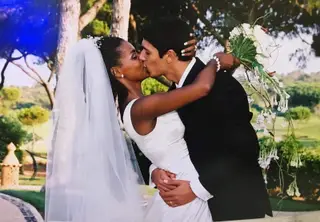 Hélio e Leila Pinto, no dia do casamento