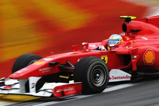 Mesmo com um carro pouco competitivo, Alonso esteve muito perto do título pela Ferrari em 2010 e 2012