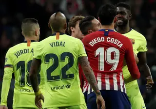 Atlético de Madrid e Barcelona empataram a um golo na 13ª jornada da Liga espanhola