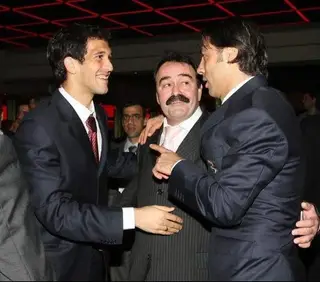 João Coimbra (à esquerda) com Manuel Bento e Rui Costa