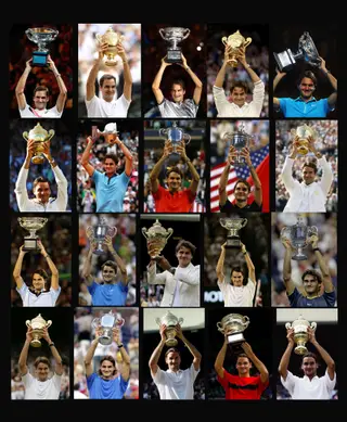 Roger Federer já conquistou 20 Grand Slams