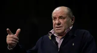 António Simões a dar uma palestra sobre liderança
