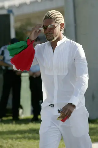 Abel Xavier no seu estilo inconfundível