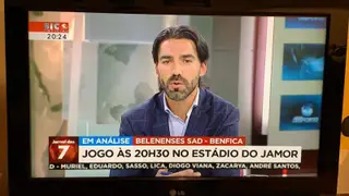 Vasco como comentador na SIC Notícias