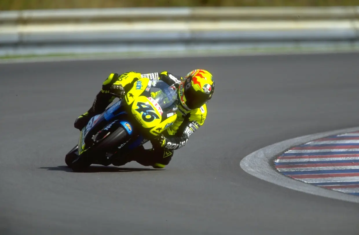 No GP República Checa, em Brno, em 1996, época de estreia no Mundial de 125 cc