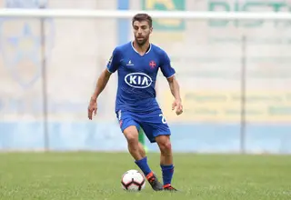 André Santos em ação pelo Belenenses