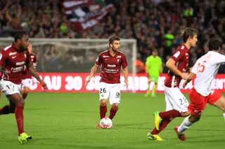 André Santos, em ação pelo Metz