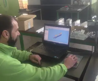 Gaspar trabalha hoje na área da metalomecânica de precisão