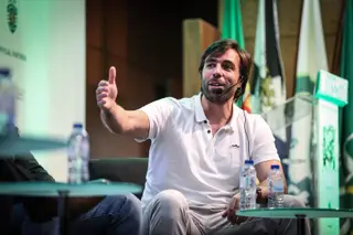 Hugo Canela, treinador de andebol do Sporting