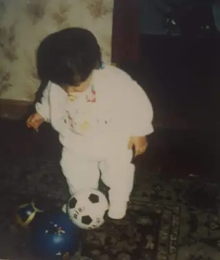 Bruno Simão começou a dar os primeiros pontapés na bola assim que aprendeu a andar