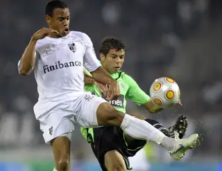 Tiago Targino (à esquerda) no V. Guimarães