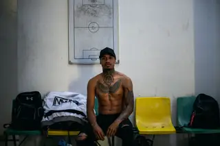 Tiago Targino adora tatuagens desde pequeno e fez assim que começou a receber dinheiro do futebol, ainda adolescente.