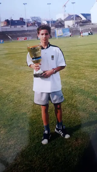 Nuno Pinto nas camadas jovens do Boavista onde fez grande parte da formação