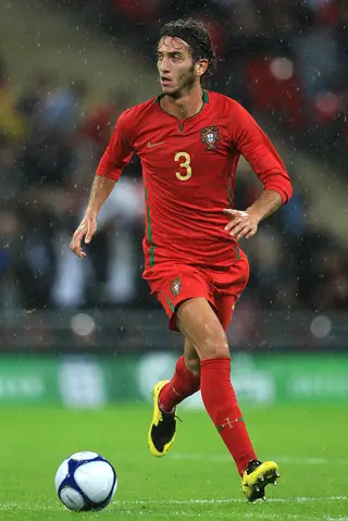 Nuno André Coelho, em 2008, num jogo de qualificação da seleção de sub-21 para o Europeu