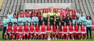 O Sporting de Braga sagrou-se campeão nacional de futebol feminino pela primeira vez em 2018/19