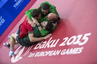A equipa masculina de ténis de mesa vai a Minsk defender o ouro de há quatro anos