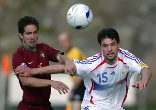 João Moutinho e Jeremy Toulalan no Euro sub-21 de 2006, em Portugal