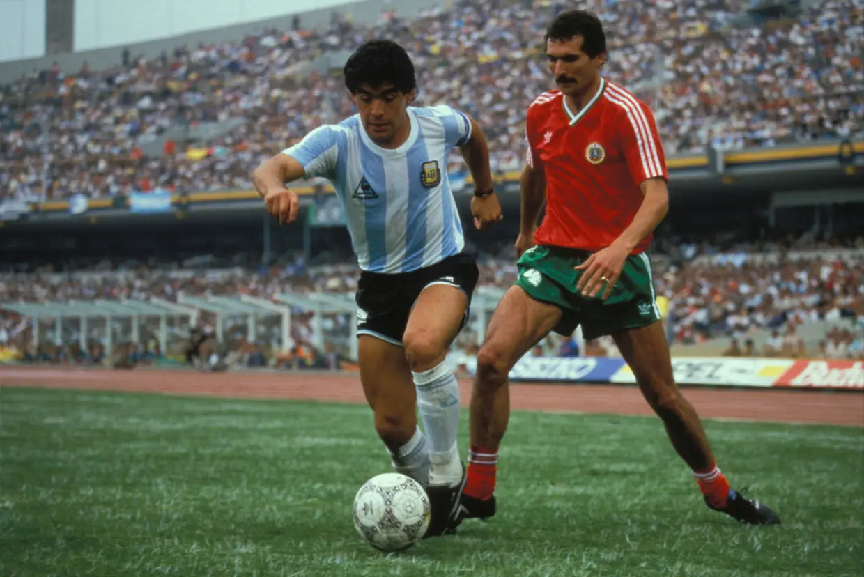O argentino Diego Maradona