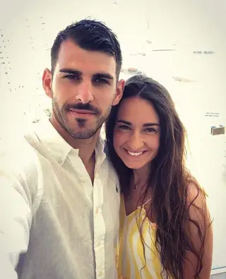 Nélson com a mulher Melanie