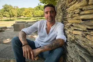 Marco no dia da entrevista