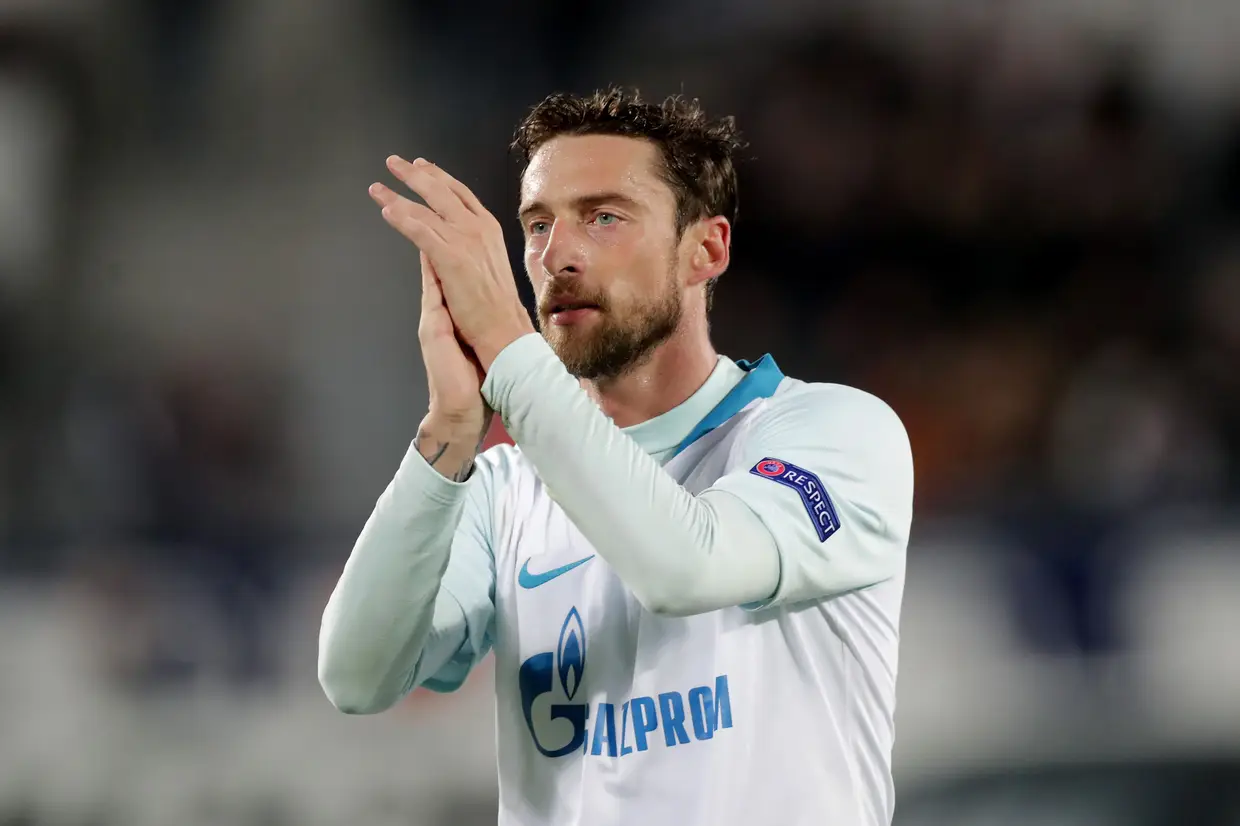 Depois de uma carreira praticamente toda passada na Juventus, Claudio Marchisio aventurou-se para o Zenit, em 2018/19, mas já abandonou a Rússia