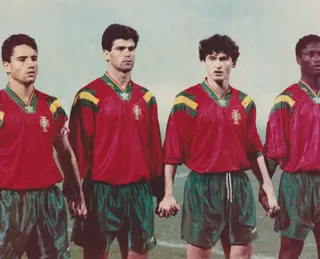 Paulo Torres, Nélson, Rui Bento e Toni, na seleção de sub-21